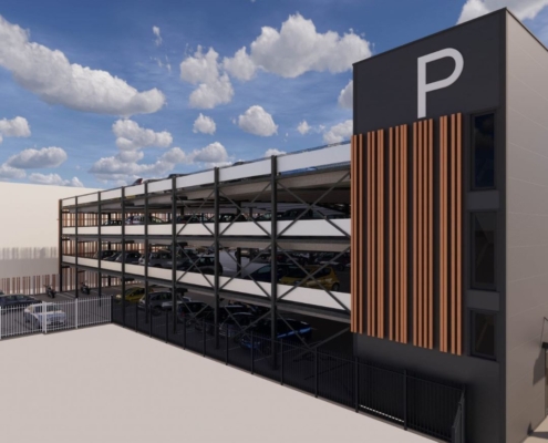 3D parkeergarage